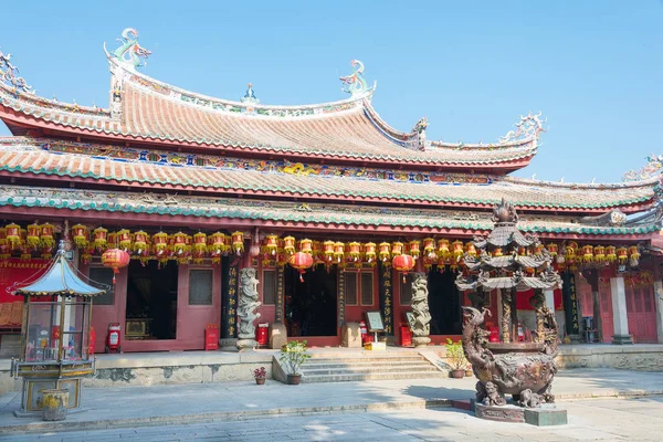 FUJIAN, CHINE - 28 décembre 2015 : Palais Tianhou (Tian Hou Gong). un site historique célèbre à Quanzhou, Fujian, Chine . — Photo