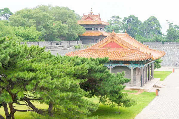 Liaoning, Çin - 31 Temmuz 2015: Zhaoling Türbesi Qing Dynasty(Unesco World Heritage site). Shenyang, Liaoning, Çin için ünlü tarihi bir site. — Stok fotoğraf