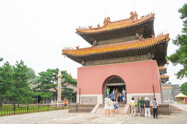 LIAONING, CINA - 31 lug 2015: Tomba Zhaoling della dinastia Qing (patrimonio mondiale dell'UNESCO). un famoso sito storico a Shenyang, Liaoning, Cina . — Foto Stock