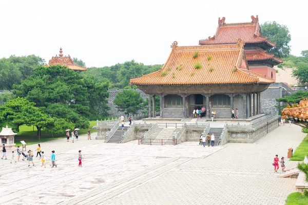 Liaoning, Çin - 31 Temmuz 2015: Zhaoling Türbesi Qing Dynasty(Unesco World Heritage site). Shenyang, Liaoning, Çin için ünlü tarihi bir site. — Stok fotoğraf