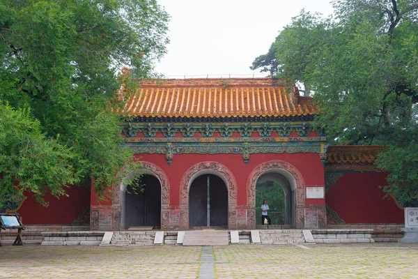 Ляонін, Китай - 31 липня 2015: Фулін могила Цин Dynasty(Unesco World Heritage site). знаменитий історичний сайт в Шеньяні, Ляонін, Китай. — стокове фото