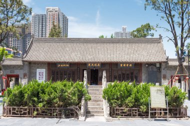 Shaanxi, Çin - Jun 05 2015: Wanshou Banxian Sarayı. ünlü bir tarihi mekanlara Xi'an, Shaanxi, Çin.