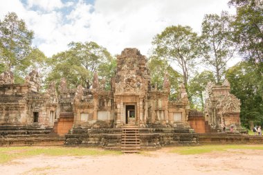 Siem Reap, Kamboçya - 30 Kasım 2016: Chau Say Tevoda Angkor içinde. bir ünlü Ören (Unesco Dünya Mirası) Angkor, Siem Reap, Kamboçya.