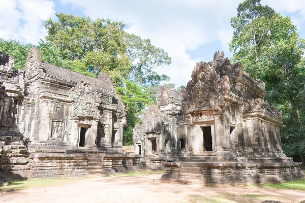 Siem Reap, Cambodia - Nov 30 2016: Thommanon templet i Angkor. en berömd historisk plats (Unesco världsarv) i Angkor, Siem Reap, Kambodja. — Stockfoto