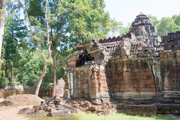 Siem Reap, Cambodge - 11 déc 2016 : Ta Som à Angkor. un site historique célèbre (patrimoine mondial de l'UNESCO) à Angkor, Siem Reap, Cambodge . — Photo