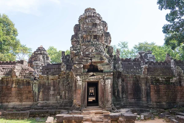 アンコール シェムリ アップ, カンボジア - 2016 年 12 月 11 日: Ta ソム。アンコールは、シェムリ アップ、カンボジアで有名な史跡 (ユネスコ世界遺産). — ストック写真