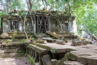 Siem Reap, Kamboçya - 03 Aralık 2016: Beng Mealea. ünlü tarihi sitesi (Unesco Dünya Mirası) Siem Reap, Kamboçya.