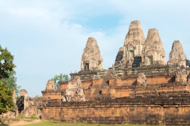 Siem Reap, Kamboçya - 11 Aralık 2016: Pre Rup Angkor içinde. bir ünlü Ören (Unesco Dünya Mirası) Angkor, Siem Reap, Kamboçya.