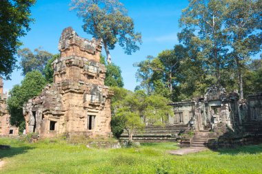 Siem Reap, Kamboçya - 08 Aralık 2016: Khleang Angkor Thom içinde. bir ünlü Ören (Unesco Dünya Mirası) Angkor, Siem Reap, Kamboçya.