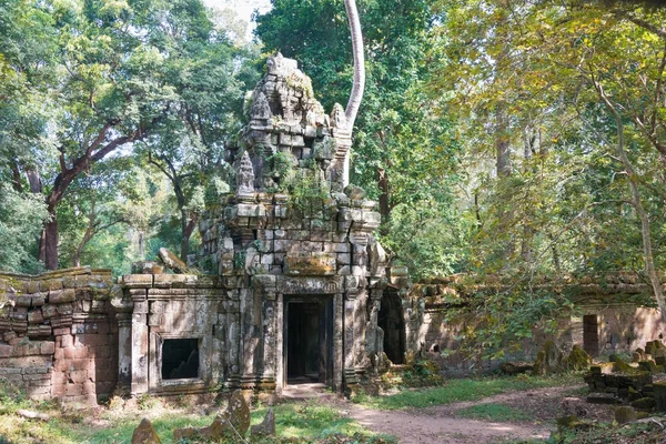 Siem Reap, Cambodja - Dec 10 2016: Preah Pithu in Angkor Thom. een beroemde historische site (Unesco werelderfgoed) in Angkor, Siem Reap, Cambodja. — Stockfoto
