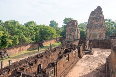 Siem Reap, Kamboçya - 11 Aralık 2016: Pre Rup Angkor içinde. bir ünlü Ören (Unesco Dünya Mirası) Angkor, Siem Reap, Kamboçya.