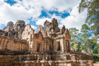 Siem Reap, Kamboçya - 30 Kasım 2016: Ta Keo Tapınağı Angkor. bir ünlü Ören (Unesco Dünya Mirası) Angkor, Siem Reap, Kamboçya.