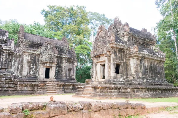 Siem Reap, Kambodża - lis 30 2016: Świątynia Thommanon w Angkor. słynne miejsce historyczne (wpisanego na listę światowego dziedzictwa UNESCO) w Angkor, Siem Reap, Kambodża. — Zdjęcie stockowe