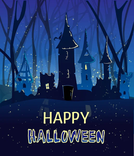 Karty z pozdrowieniami Halloween — Wektor stockowy