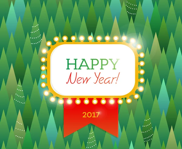 New Year 2017 — Stock Vector