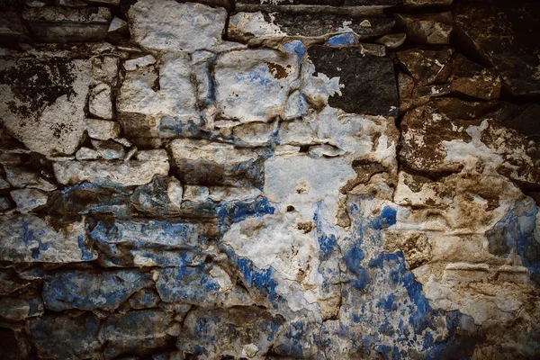 Dirty, scratched old brick wall — Stock Photo, Image