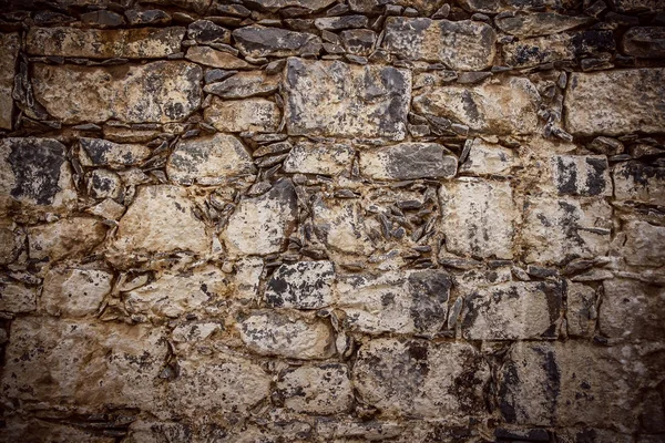 Sucio, rayado pared de ladrillo viejo — Foto de Stock