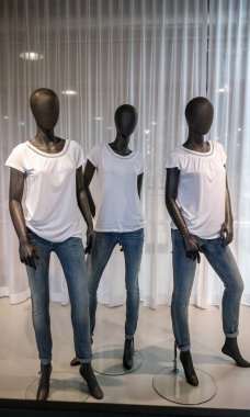 Vitrin, üç modelpups