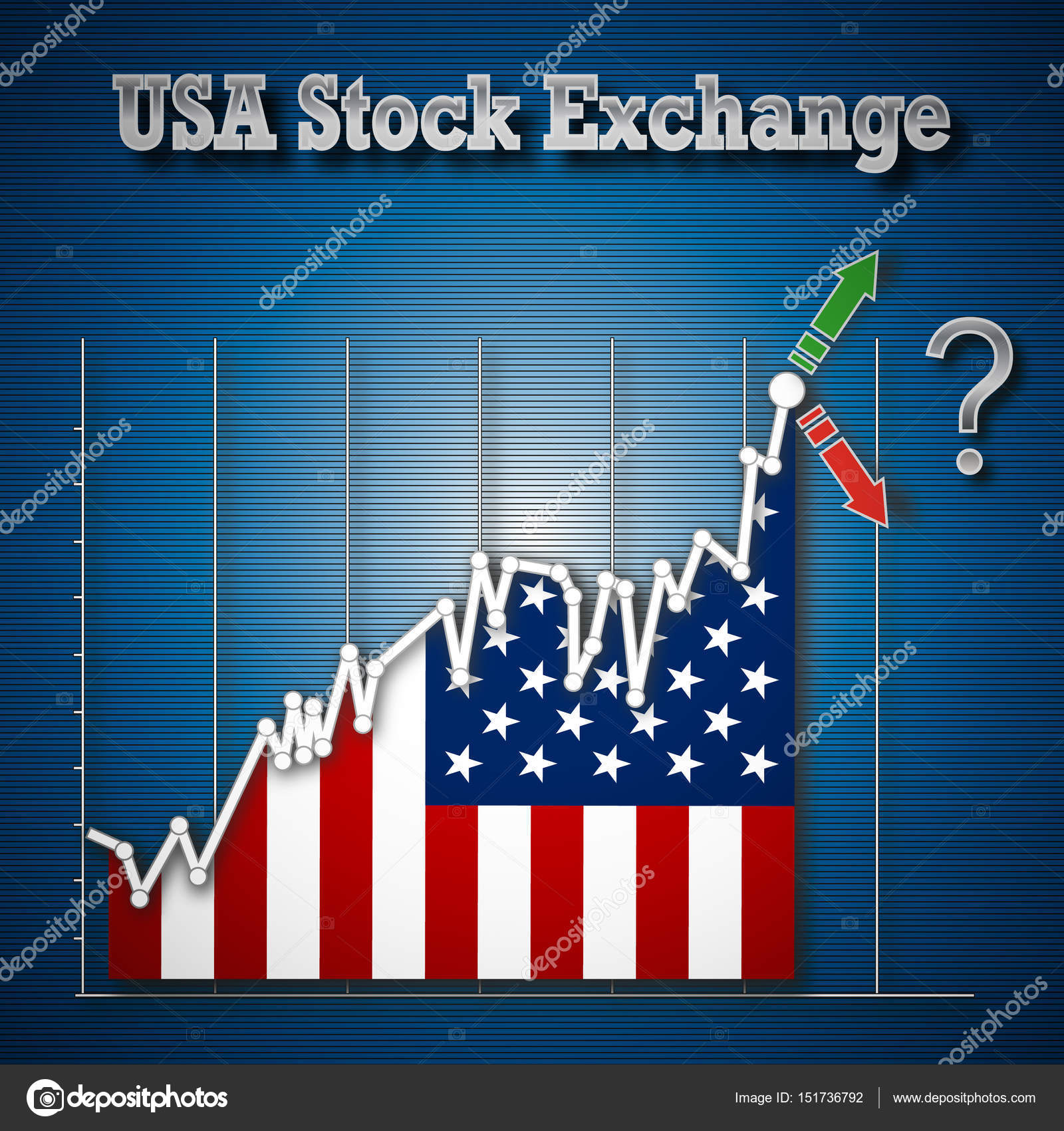 Bolsa — Stock Ilustración De Usa Valores Como Fotos PkXiZuOT