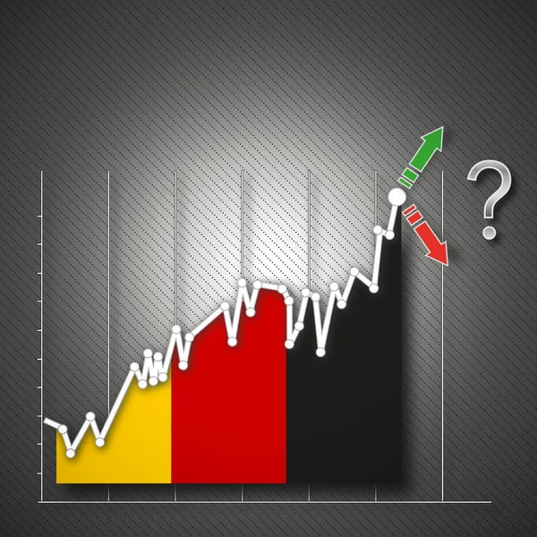 Німеччина фондової біржі, ілюстрація — стокове фото