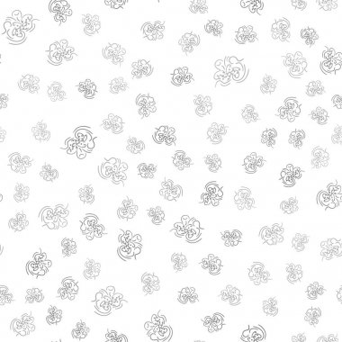 Noktalı eğri soyut desen