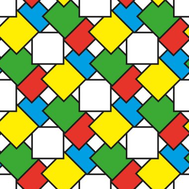 Renkli kareler seamless modeli olarak