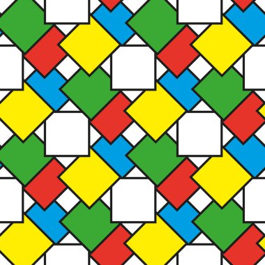 Renkli kareler seamless modeli olarak