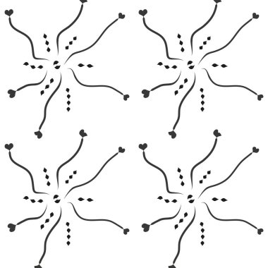 Sorunsuz, soyut modern desen