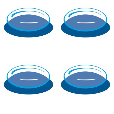 Su damlaları kesintisiz dekor desen olarak