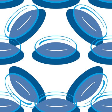 Su damlaları kesintisiz dekor desen olarak