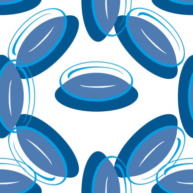 Su damlaları kesintisiz dekor desen olarak