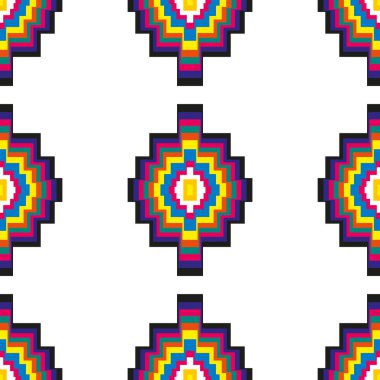 Özbek textil desen, Dikişsiz desen desen olarak soyut