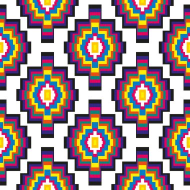 Özbek textil desen, Dikişsiz desen desen olarak soyut