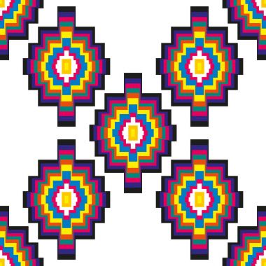 Özbek textil desen, Dikişsiz desen desen olarak soyut