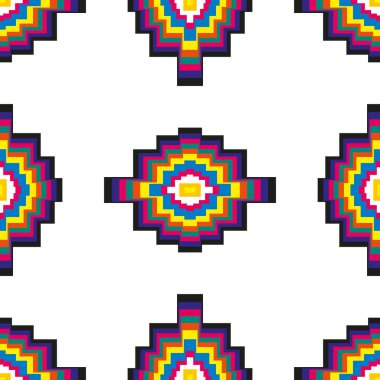 Özbek textil desen, Dikişsiz desen desen olarak soyut