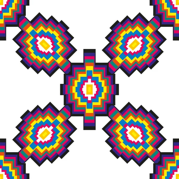 Özbek textil desen, Dikişsiz desen desen olarak soyut