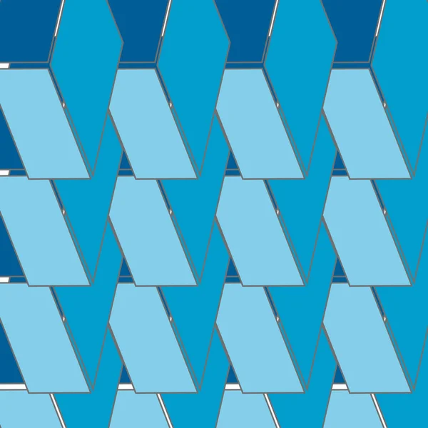 抽象的なシームレスな 3 d 菱形パターン — ストックベクタ