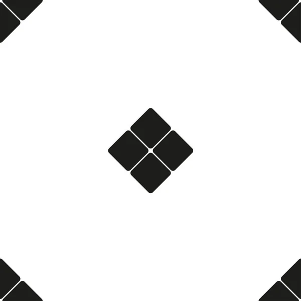 Abstracte vierkante figuur als naadloze patroon — Stockvector
