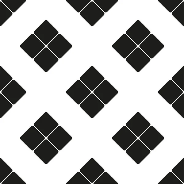 Abstracte vierkante figuur als naadloze patroon — Stockvector