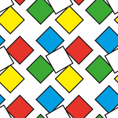 Renkli kareler seamless modeli olarak