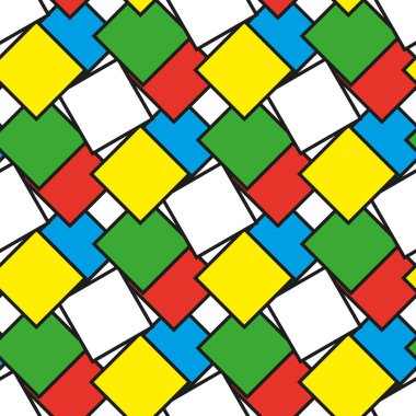 Renkli kareler seamless modeli olarak