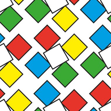 Renkli kareler seamless modeli olarak