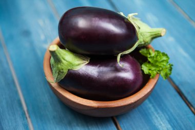 Taze sağlıklı patlıcan 