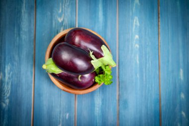 Taze sağlıklı patlıcan 