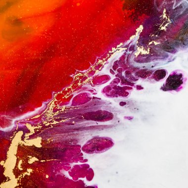 Orijinal epoksi reçine sanatının bir parçası.