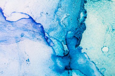 Mürekkep, boya, soyut. Tabloya yakın çekim. Renkli soyut resim arkaplanı. Yüksek desenli yağlı boya. Yüksek kaliteli detaylar.