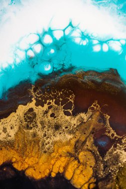 Orijinal epoksi reçine sanatının bir parçası.