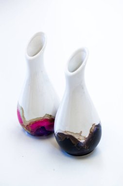 Mürekkep, boya, soyut. Tabloya yakın çekim. Renkli soyut resim arkaplanı. Yüksek desenli yağlı boya. Yüksek kaliteli detaylar.