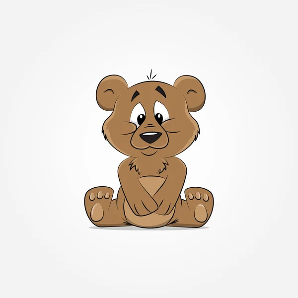 Kreskówka niedźwiedź noworodek — Wektor stockowy