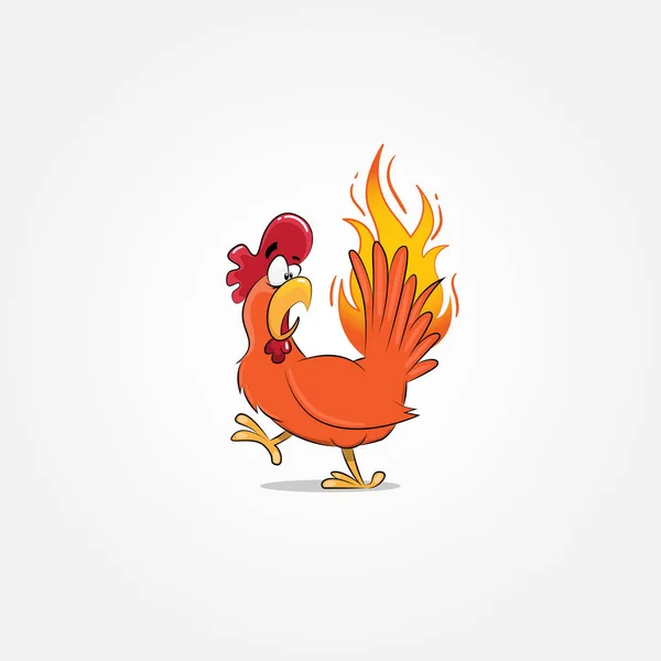 Cartoon vector rooster Royalty Free Stock Illustrations